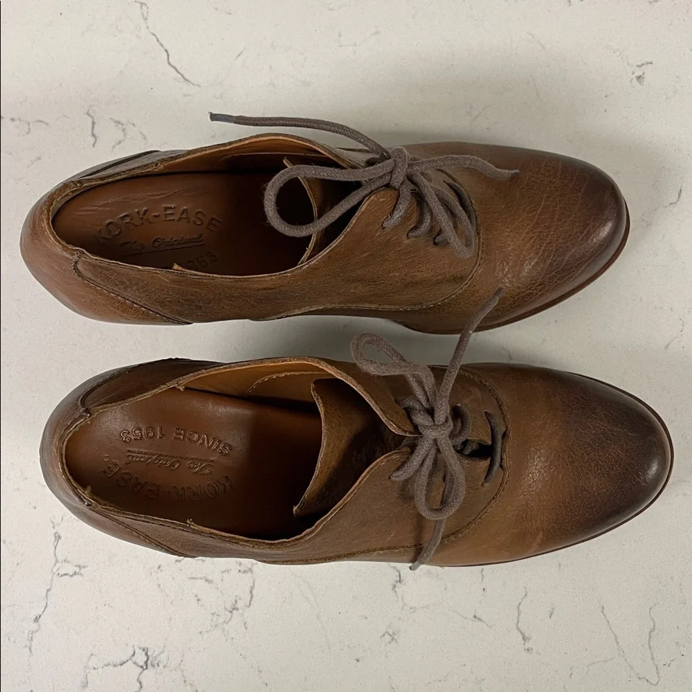 Kork- Ease Chianne Brown Leather Oxford
Lace Up Ankle Bootie Size 8 - Picture 16 of 17